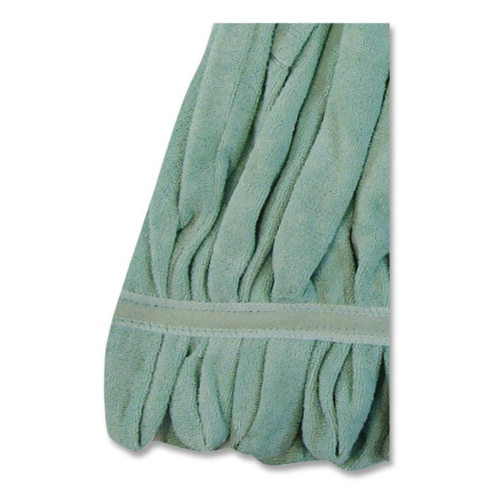 EchoFiber Microfiber Loop Mop, Medium, Split Microfiber, Green, 5" Green Headband
