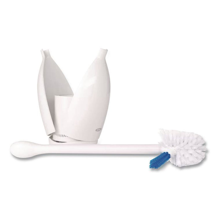 Good Grips Nylon Toilet Brush with Canister, White