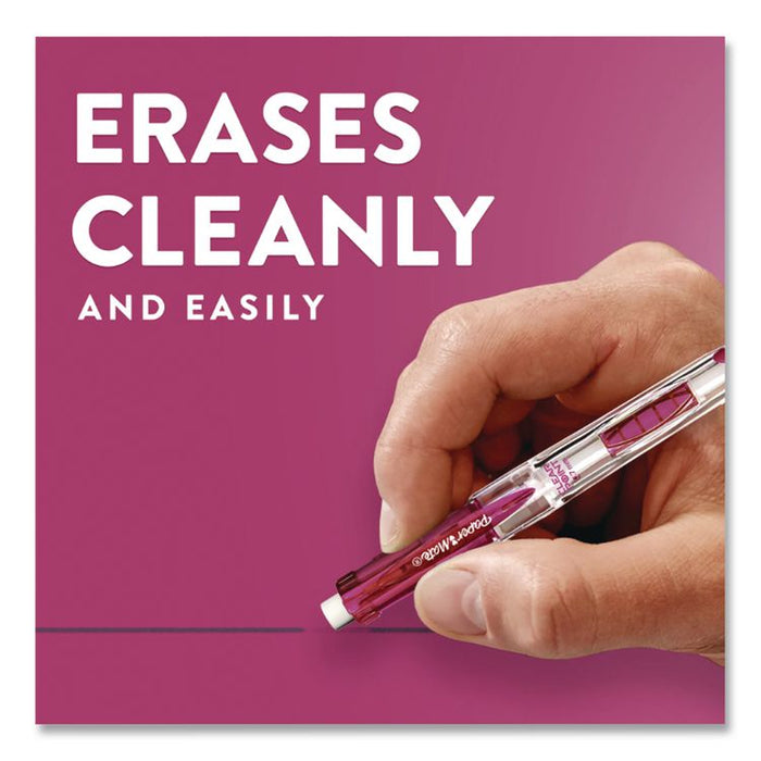 Clear Point Mechanical Pencil, 0.7 mm, HB (#2), Black Lead, Assorted Barrel Colors, 4/Pack