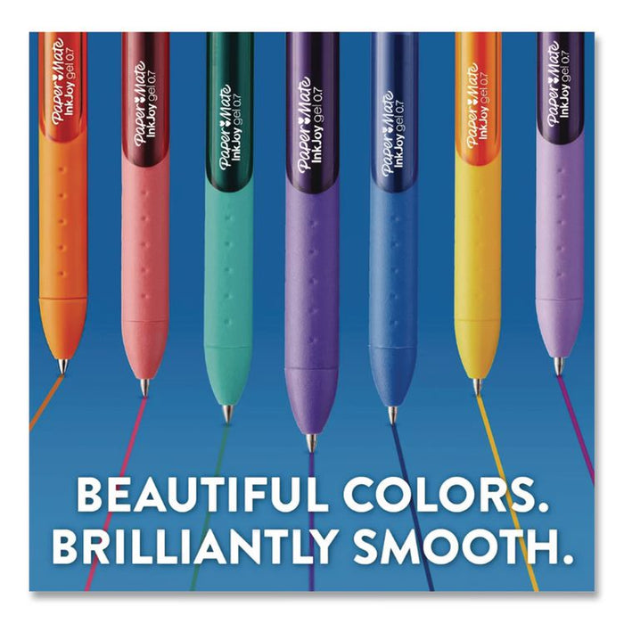 InkJoy Gel Pen, Retractable, Fine 0.5 mm, Assorted Ink and Barrel Colors, 14/Pack