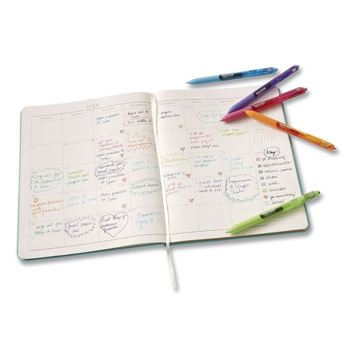 InkJoy Gel Pen, Retractable, Medium 0.7 mm, Assorted Ink and Barrel Colors, 8/Pack