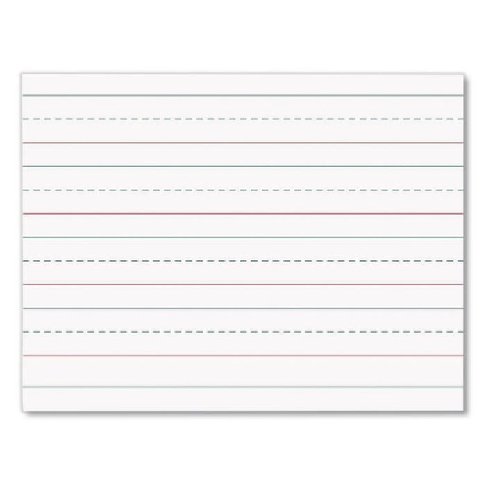 Multi-Program Handwriting Paper, 30 lb Bond Weight, 5/8" Long Rule, Two-Sided, 8.5 x 11, 500 Sheets/Ream
