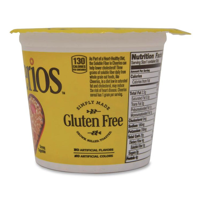 Cheerios Breakfast Cereal, Single-Serve 1.3 oz Cup, 6/Pack