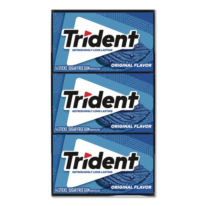 Sugar-Free Gum, Original Mint, 14 Sticks/Pack, 12 Pack/Box