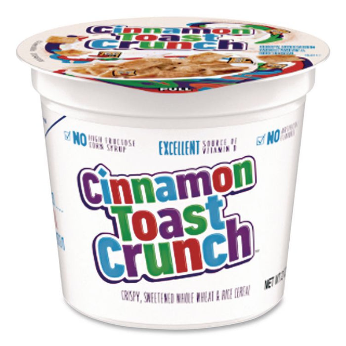 Cinnamon Toast Crunch Cereal, Single-Serve 2 oz Cup, 6/Box