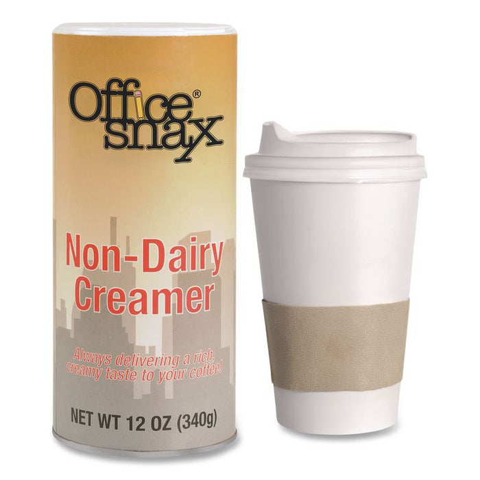 Powdered Non-Dairy Creamer, Regular, 12 oz Canister, 3/Pack