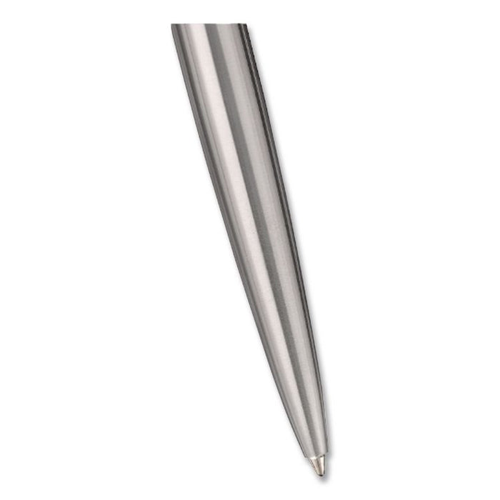 Jotter XL Ballpoint Pen, Retractable, Medium Point, Blue Ink, Stainless Steel Barrel