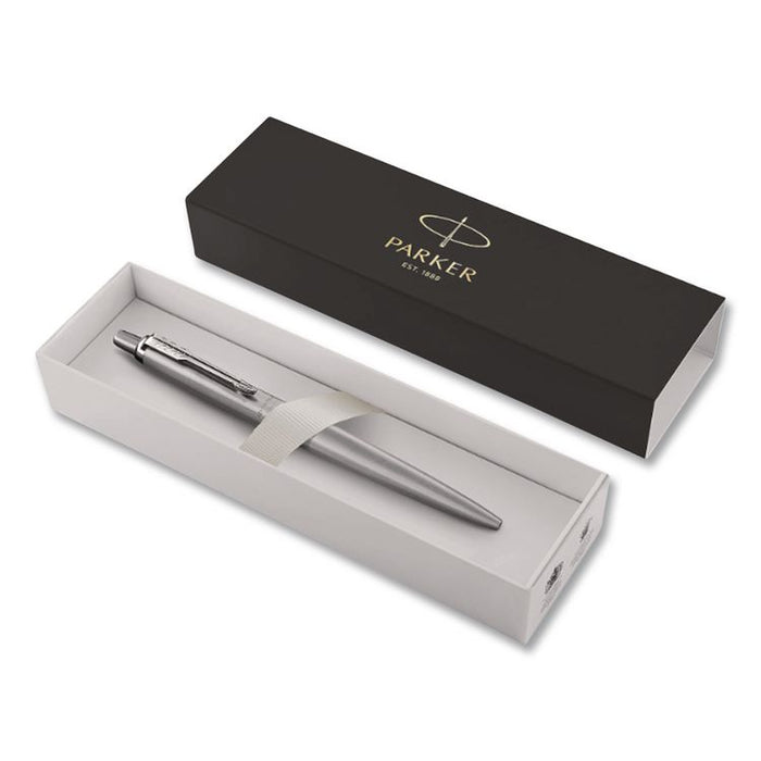 Jotter XL Ballpoint Pen, Retractable, Medium Point, Blue Ink, Stainless Steel Barrel