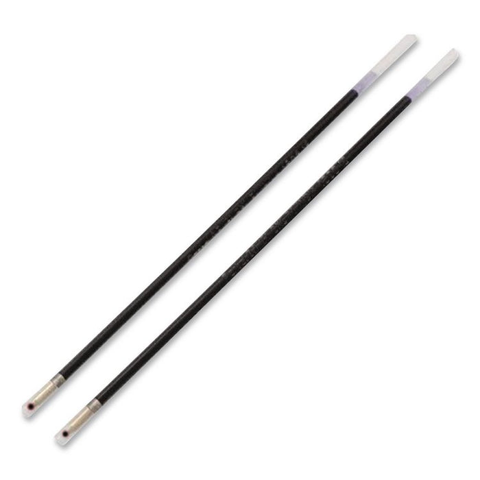 Refill for Pentel R.S.V.P. Ballpoint Pens, Medium 1 mm Conical Tip, Black Ink, 2/Pack