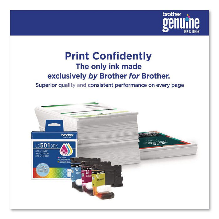 LC501XLYS High-Yield Ink, 500 Page-Yield, Yellow
