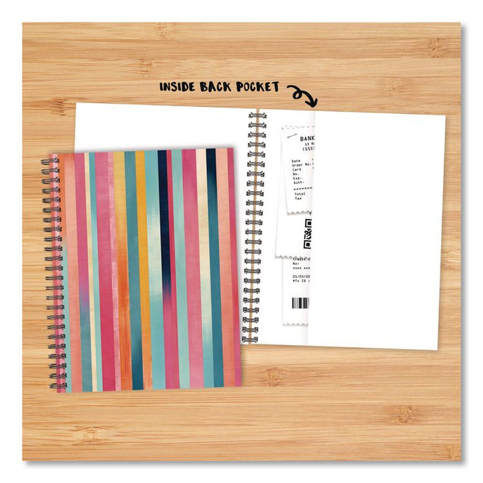 Super Stripe Weekly/Monthly Planner, 11 x 8.5, Multicolor Cover, 12-Month (Jan to Dec): 2026