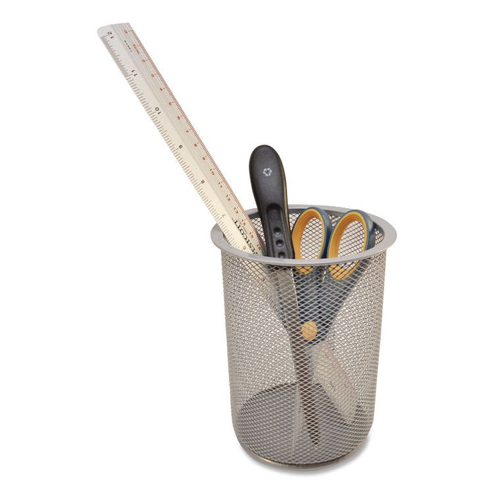 KleenEarth Recycled Letter Opener with Antimicrobial Protection, 9", Black