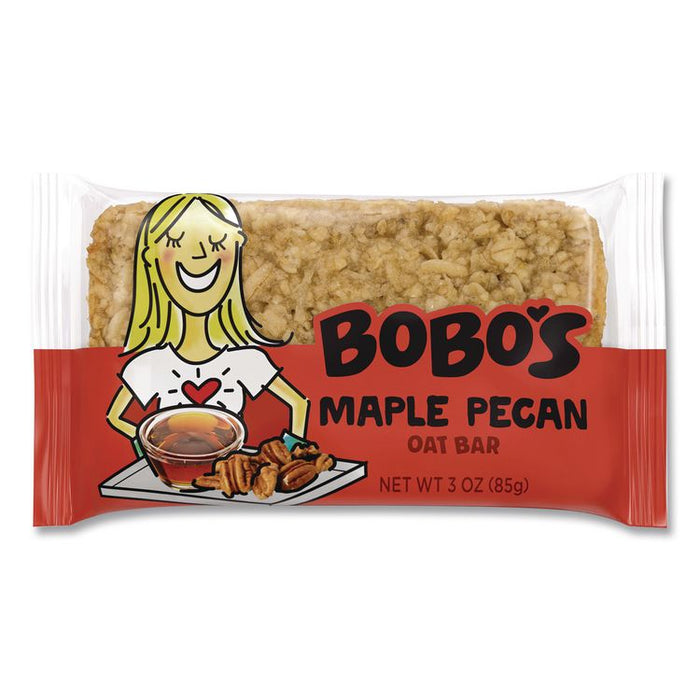 Oatmeal Bars, Maple Pecan, 3 oz Individually Wrapped, 12/Box
