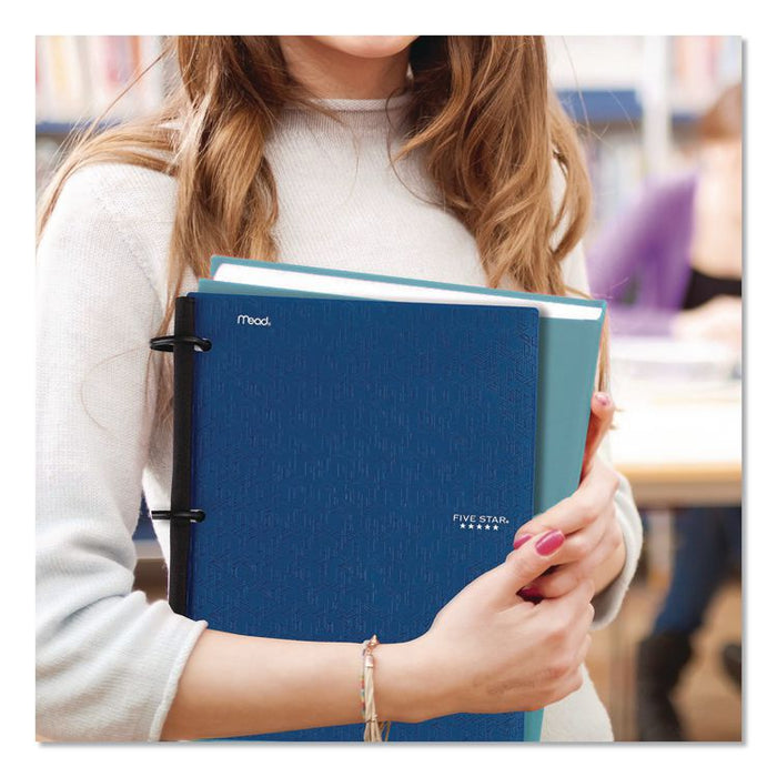 FLEX Notebinder, 1" TechLock Rings, 3-Subject, Medium/College Rule, Randomly Assorted Cover Colors, (120) 11 x 8.5 Sheets
