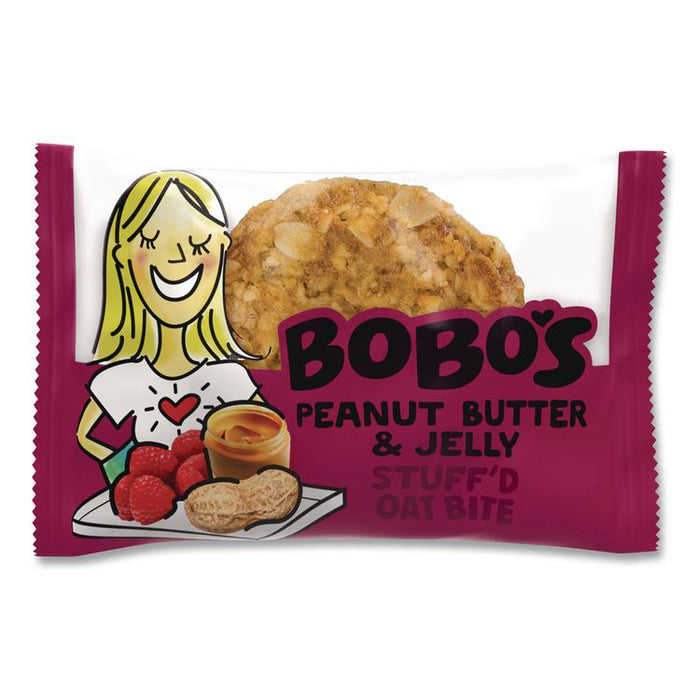 Stuff'd Oatmeal Bites, Peanut Butter and Jelly, 1.3 oz Individually Wrapped, 25/Box