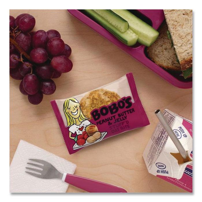 Stuff'd Oatmeal Bites, Peanut Butter and Jelly, 1.3 oz Individually Wrapped, 25/Box