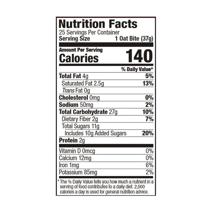 Stuff'd Oatmeal Bites, Strawberry, 1.3 oz Individually Wrapped, 25/Box