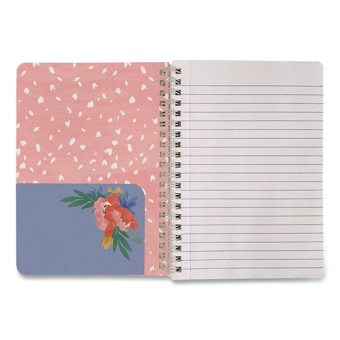 Silver Lining Hardcover Journal, Medium/College Rule, Randomly Assorted Cover Designs and Colors, (80) 7 x 5 Sheets