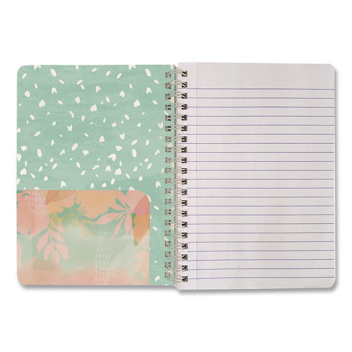 Silver Lining Hardcover Journal, Medium/College Rule, Randomly Assorted Cover Designs and Colors, (80) 7 x 5 Sheets