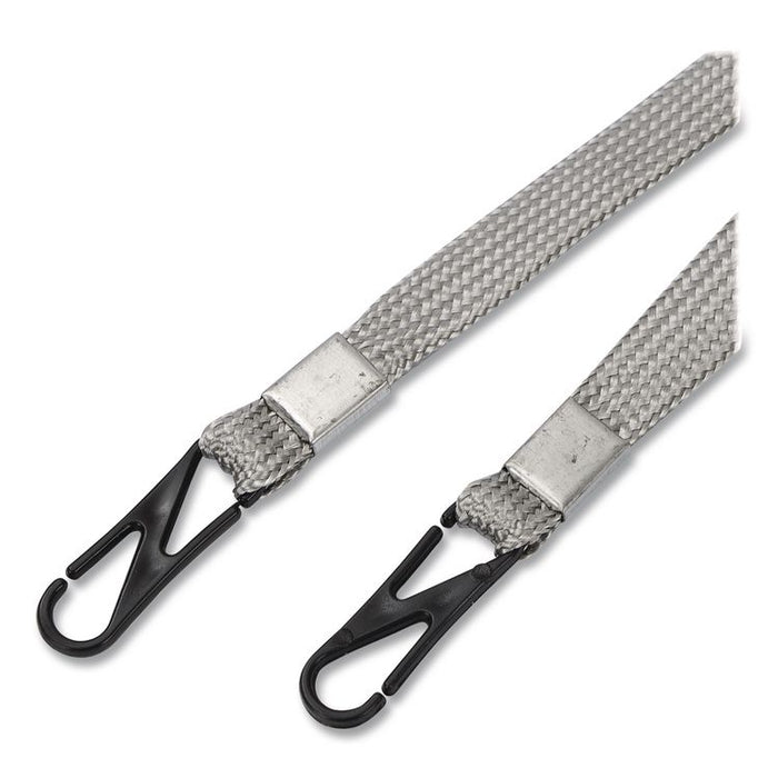 Face Mask Lanyard, Plastic Fastener, 30" Long, Gray