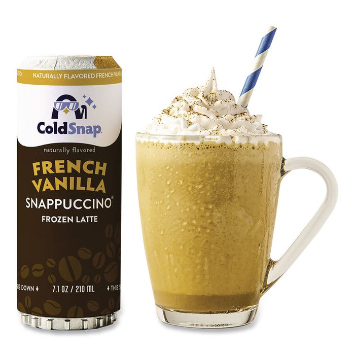 French Vanilla Snappuccino Frozen Latte Pod, 7. 1 oz Pod for ColdSnap Machine, 12/Carton