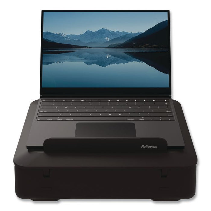 Breyta Briefcase, Fits Devices Up to 14", Plastic, 15.11 x 12 x 3.5, Black