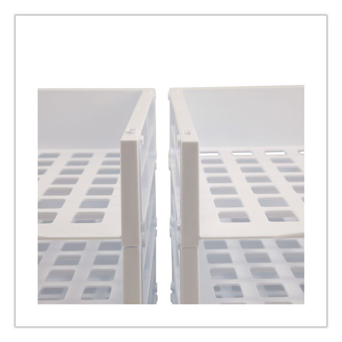 Literature Organizer, 8 Sections, 21 x 12.25, White