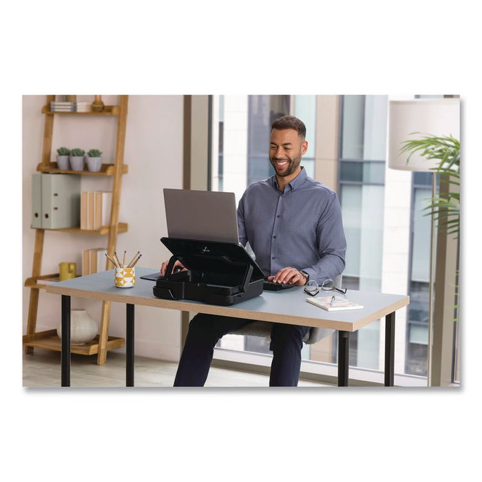 Breyta Briefcase, Fits Devices Up to 14", Plastic, 15.11 x 12 x 3.5, Black