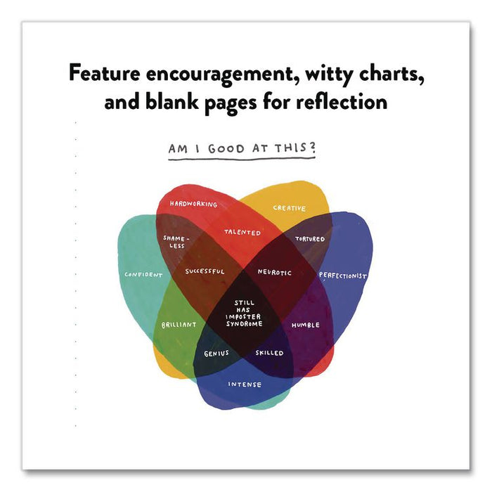 Guided Journal: Am I Overthinking This? by Michelle Rial, Multicolor Cover, (64) 7 x 5 Sheets