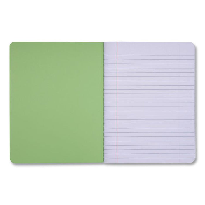Designer Composition Book, Randomly Assorted Banana and Strawberry Cover Designs, Wide/Legal Rule, (80) 9.75 x 7.5 Sheets