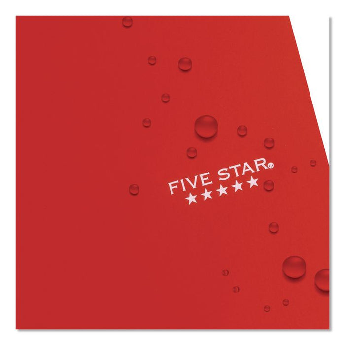 Wirebound Notebook, 3-Subject, Medium/College Rule, Fire Red Cover, (150) 11 x 8.5 Sheets