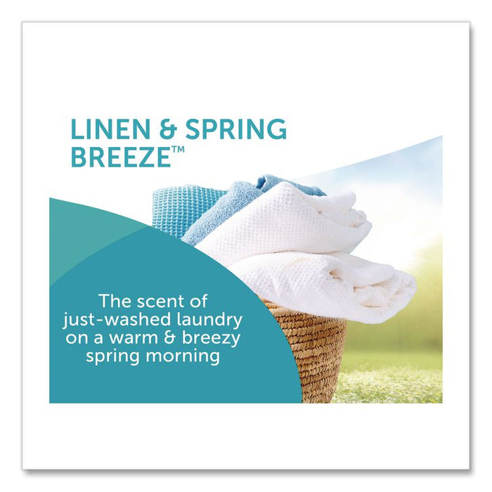 Super Odor Eliminator, Linen and Spring Breeze, 14 oz Jar, 6/Carton