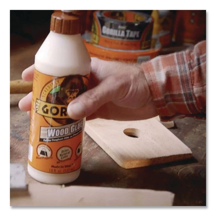 Wood Glue, 8 oz, Dries Light Tan