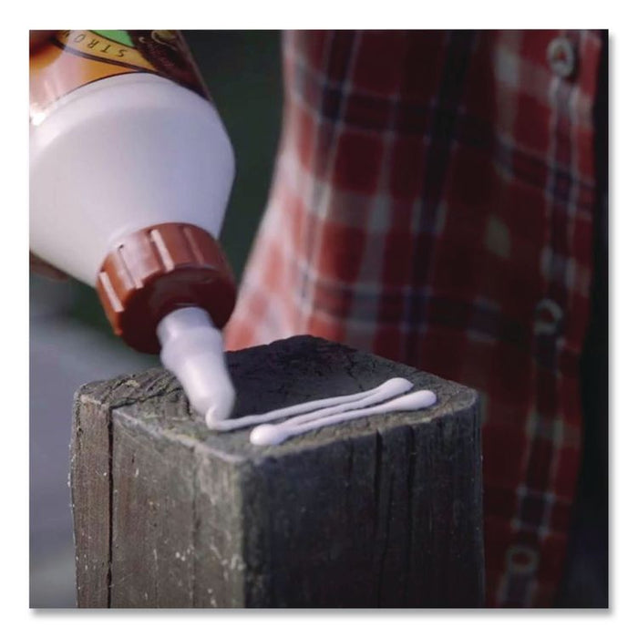 Wood Glue, 8 oz, Dries Light Tan