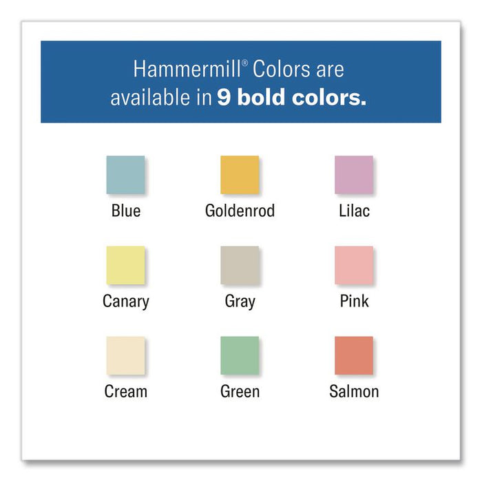 Colors Print Paper, 20 lb Bond Weight, 11 x 17, Green, 500 Sheets/Ream, 5 Reams/Carton