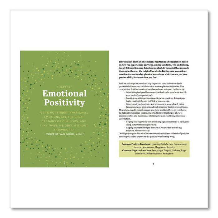 Guided Journal: 3-Minute Positivity - Transform Your Life by Changing Your Thoughts, Blue Cover, (96) 8 x 6 Sheets