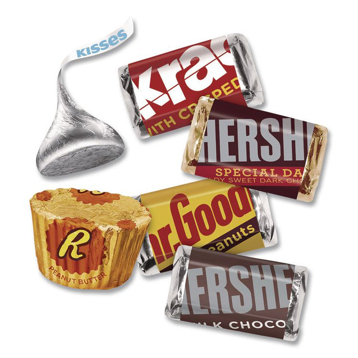 Hershey's and Reese's Miniatures Assorted Chocolate Candy Party Pack, 32.9 oz Bag