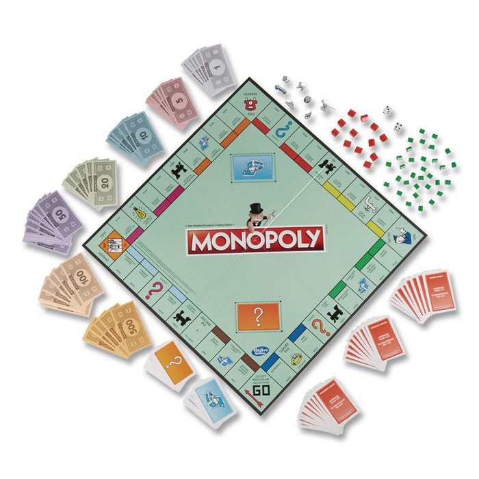 Monopoly New Edition Classic Board Game, 2 to 8 Players, Ages 8 and Up, 117 Pieces
