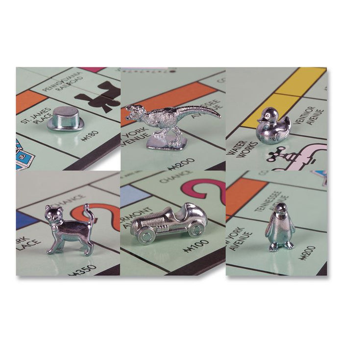 Monopoly New Edition Classic Board Game, 2 to 8 Players, Ages 8 and Up, 117 Pieces