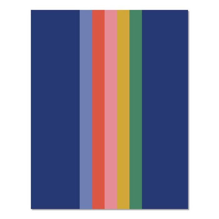 Bold Stripe Monthly Planner, 9.5 x 7.5, Multicolor Cover, 12-Month (Jan to Dec): 2026