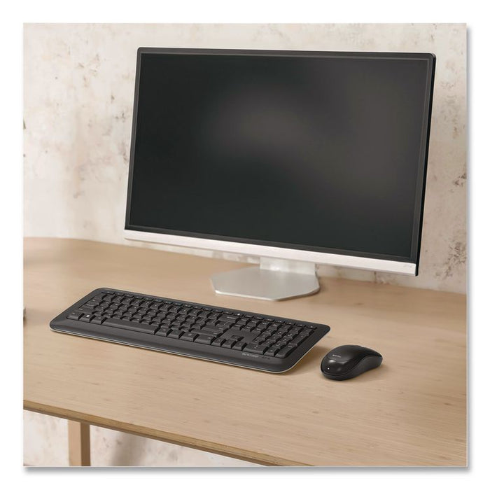 Wireless Desktop 850 Keyboard and Optical Mouse Combo, 2.4 GHz Frequency/15 ft Wireless Range, Black