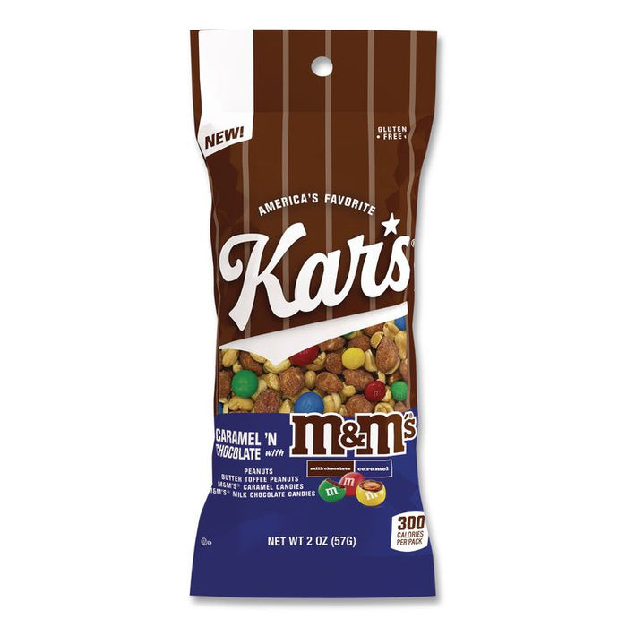 Trail Mix, Caramel 'N Chocolate, 2 oz Packet, 12/Box