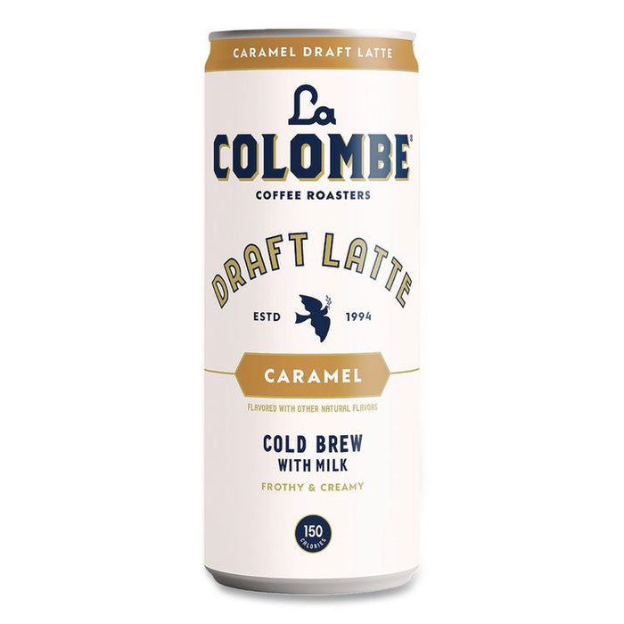 Draft Latte Cold Brew, Caramel Latte, 11 oz Can, 12/Carton