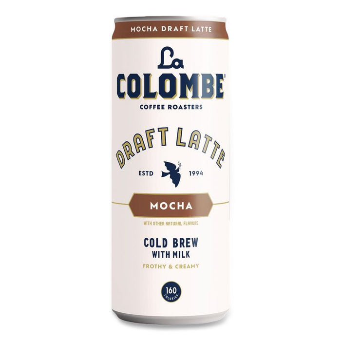 Draft Latte Cold Brew, Mocha Latte, 11 oz Can, 12/Carton
