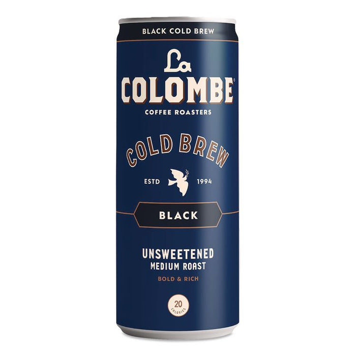 Cold Brew Coffee, Black, 11 oz Can, 12/Carton