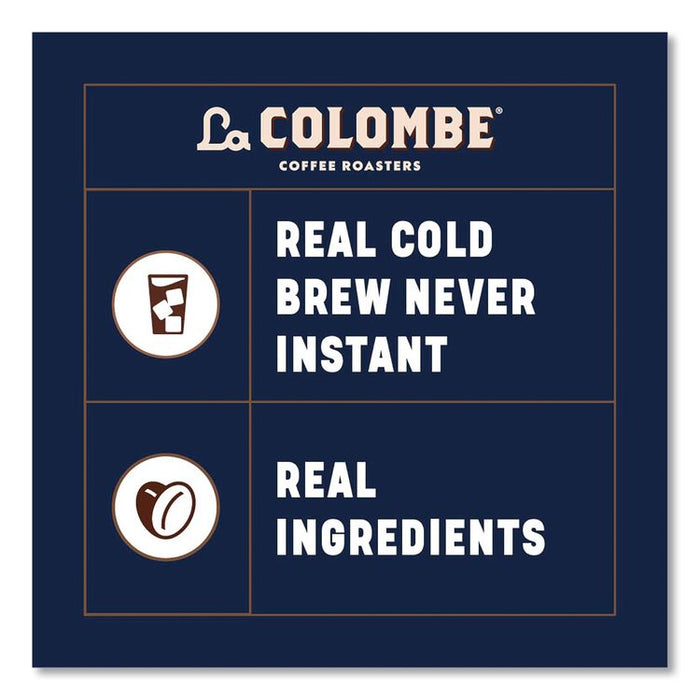 Cold Brew Coffee, Black, 11 oz Can, 12/Carton