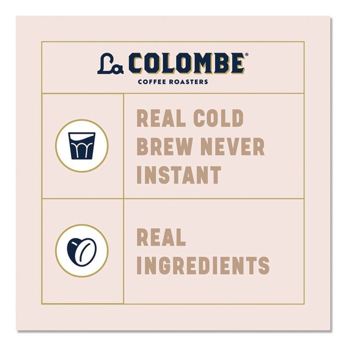 Draft Latte Cold Brew, Vanilla Latte, 11 oz Can, 12/Carton