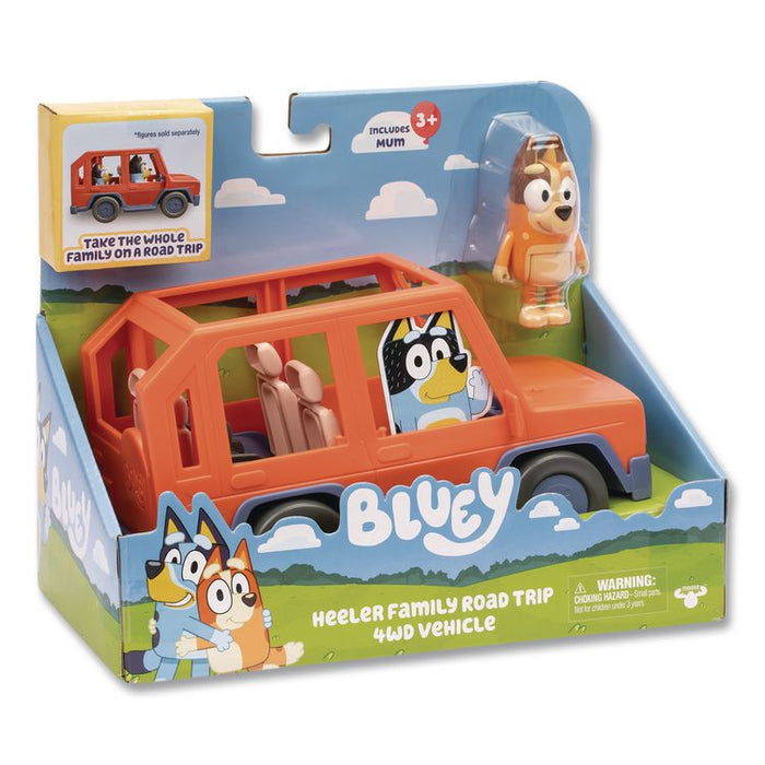 Series 11: Heeler Family Road Trip 4WD Vehicle, Ages 3 and Up, 2 Pieces