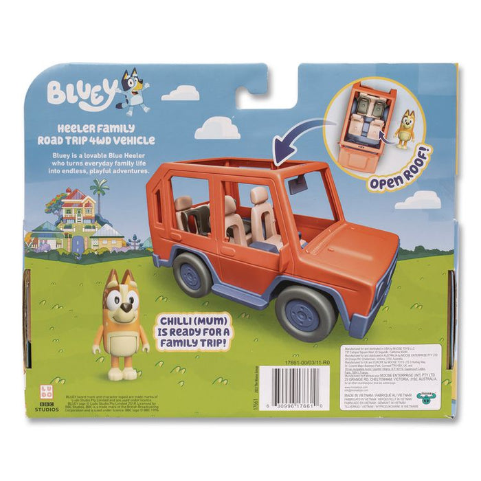 Series 11: Heeler Family Road Trip 4WD Vehicle, Ages 3 and Up, 2 Pieces