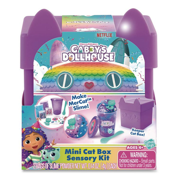 Gabby's Dollhouse Cat Box Sensory Compound Kit, Ages 4 and Up, 32 Pieces